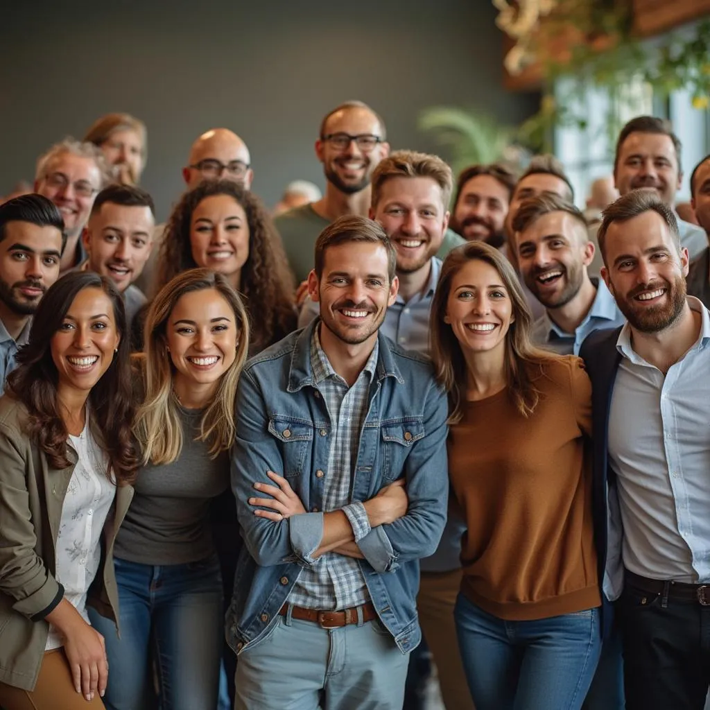 Úsměvy účastníků na konci úspěšného workshopu